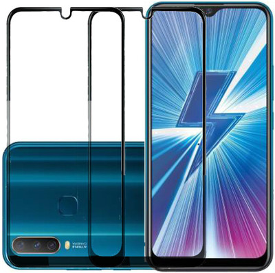 KARTRAY Edge To Edge Tempered Glass for Vivo Y17(Pack of 2)
