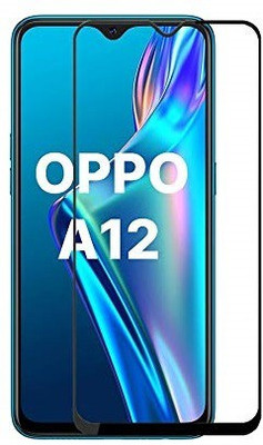 CASEHUNT Edge To Edge Tempered Glass for Oppo A12(Pack of 1)