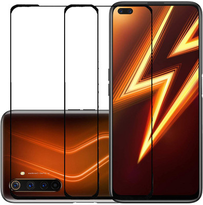 KARTRAY Edge To Edge Tempered Glass for Realme 6 Pro(Pack of 2)