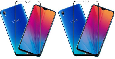 KARTRAY Edge To Edge Tempered Glass for Vivo Y91i(Pack of 2)
