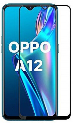 CASEHUNT Edge To Edge Tempered Glass for Oppo A12(Pack of 1)