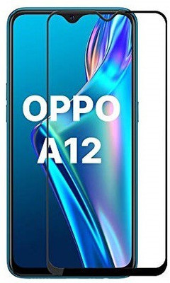 CASEHUNT Edge To Edge Tempered Glass for Oppo A12(Pack of 1)