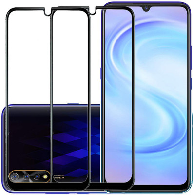 KARTRAY Edge To Edge Tempered Glass for Vivo S1(Pack of 2)