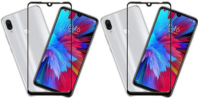 KARTRAY Edge To Edge Tempered Glass for Mi Redmi Note 7(Pack of 2)