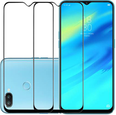 KARTRAY Edge To Edge Tempered Glass for Realme 2 Pro(Pack of 2)