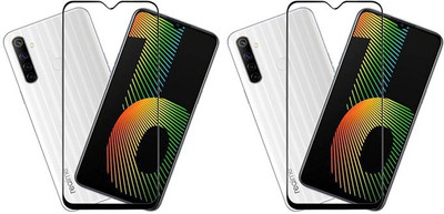 KARTRAY Edge To Edge Tempered Glass for Realme Narzo 10(Pack of 2)