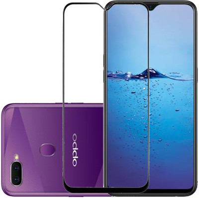 KARTRAY Edge To Edge Tempered Glass for Oppo F9(Pack of 1)