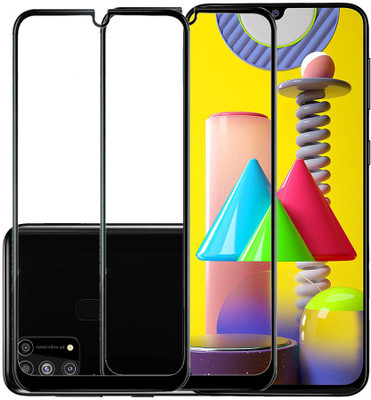 KARTRAY Edge To Edge Tempered Glass for Samsung Galaxy M31(Pack of 2)