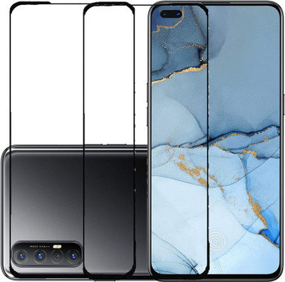 KARTRAY Edge To Edge Tempered Glass for Oppo Reno3 Pro(Pack of 2)