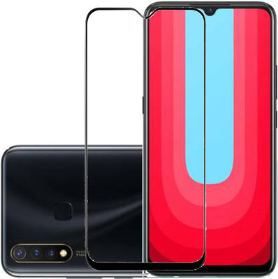 KARTRAY Edge To Edge Tempered Glass for Vivo U20(Pack of 1)