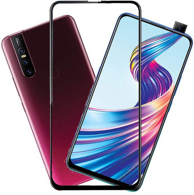 KARTRAY Edge To Edge Tempered Glass for Vivo V15(Pack of 1)