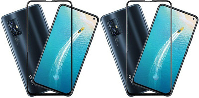 KARTRAY Edge To Edge Tempered Glass for Vivo V17(Pack of 2)