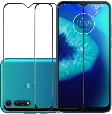 KARTRAY Edge To Edge Tempered Glass for Motorola Moto G8 Power Lite(Pack of 2)