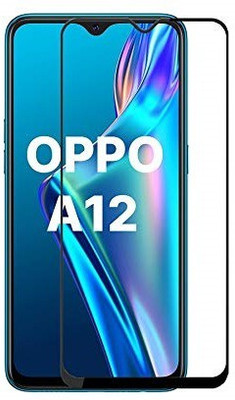 CASEHUNT Edge To Edge Tempered Glass for Oppo A12(Pack of 1)