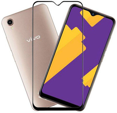 KARTRAY Edge To Edge Tempered Glass for Vivo Y90(Pack of 1)