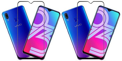 KARTRAY Edge To Edge Tempered Glass for Vivo Y93(Pack of 2)
