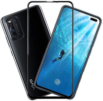 KARTRAY Edge To Edge Tempered Glass for Vivo V19(Pack of 1)