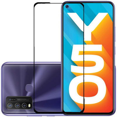 KARTRAY Edge To Edge Tempered Glass for Vivo Y50(Pack of 1)
