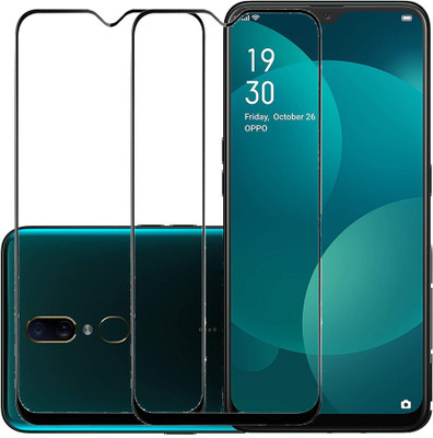 KARTRAY Edge To Edge Tempered Glass for OPPO F11(Pack of 2)