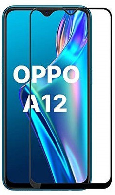 CASEHUNT Edge To Edge Tempered Glass for Oppo A12(Pack of 1)