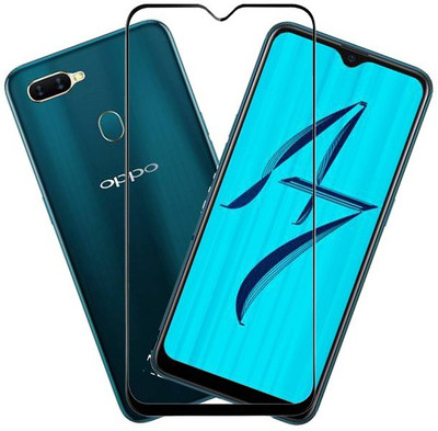 KARTRAY Edge To Edge Tempered Glass for Oppo A7(Pack of 1)