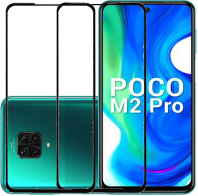 KARTRAY Edge To Edge Tempered Glass for Poco M2 Pro(Pack of 2)