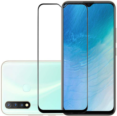 KARTRAY Edge To Edge Tempered Glass for Vivo Y19(Pack of 1)