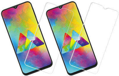 KARTRAY Tempered Glass Guard for Samsung Galaxy M20(Pack of 2)