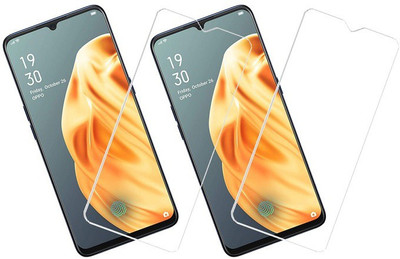 KARTRAY Tempered Glass Guard for Oppo F15, Oppo F17, Vivo V20, Vivo V20 SE(Pack of 2)