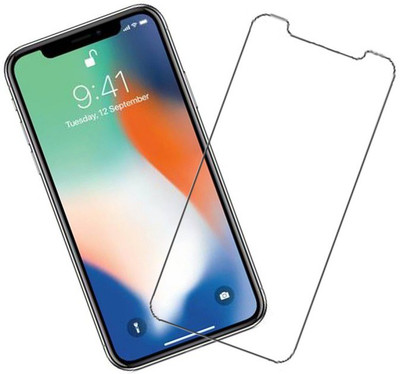 KARTRAY Tempered Glass Guard for Apple iPhone X(Pack of 1)