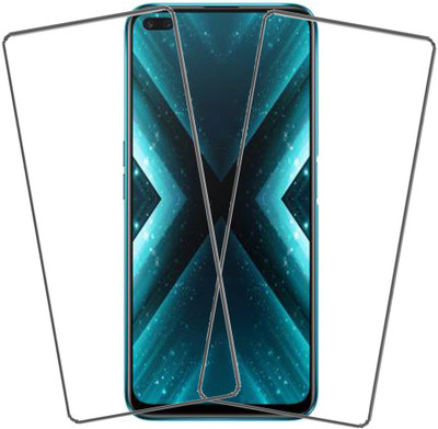 SHREESHA Tempered Glass Guard for Realme X3 Superzoom(Pack of 2)