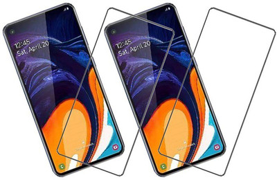 KARTRAY Tempered Glass Guard for Samsung Galaxy A60(Pack of 2)