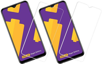 KARTRAY Tempered Glass Guard for Vivo Y90(Pack of 2)