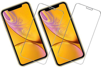 KARTRAY Tempered Glass Guard for Apple iPhone XR(Pack of 2)