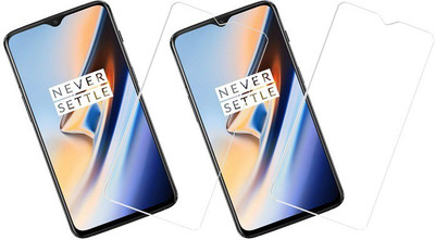 KARTRAY Tempered Glass Guard for OnePlus 6T(Pack of 2)