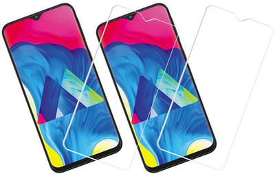 KARTRAY Tempered Glass Guard for Samsung Galaxy M10(Pack of 2)
