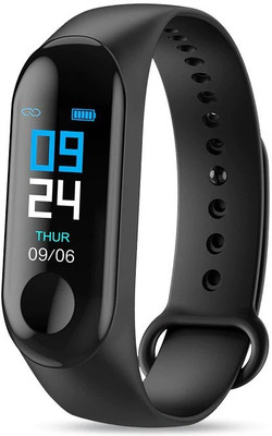 Ahira M3 Smart Fitness Activity Tracker Band(Black Strap, Size : Universal)