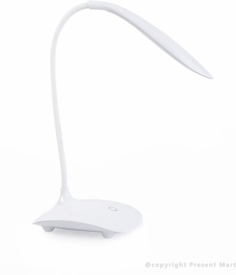 Kanojia Ent Flexi Lamp: Swan Lamp With Broad Base Study Lamp(12.5 cm, White)