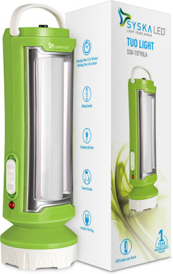 SYSKA T0790LA Torch (Green : Rechargeable)