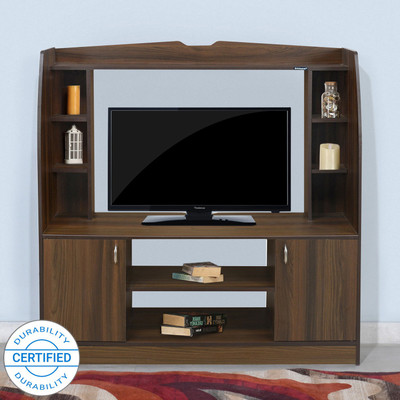 Nilkamal Beaumont Engineered Wood TV Entertainment Unit(Finish Color - Classic Walnut)