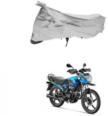 RONISH Two Wheeler Cover for Hero(Passion Pro TR, Silver)