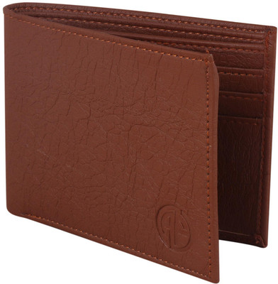 ShopMore Men Casual Tan Artificial Leather Wallet(10 Card Slots)