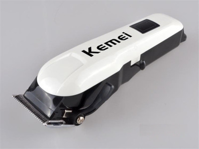 Kemei km-809 Professional Rechargeable and Cordless Hair Clipper Runtime: 120 min Trimmer for Men (White) Trimmer 120 min Runtime 4 Length Settings