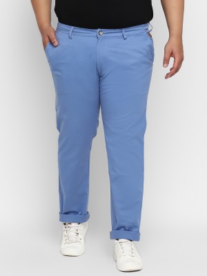 Urbano Plus Regular Fit Men Light Blue Trousers