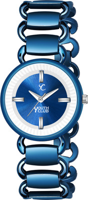 YOUTH CLUB BR-6117BLU YOUTH CLUB Royal Blue Colour Bracelet style Strap with designer and attractive Dial High Quality Analog Watch for Girls and women watches latest design Analog Watch - For Girls