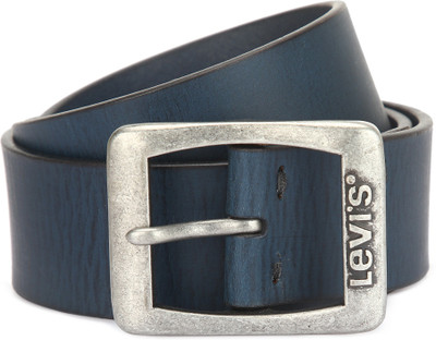 LEVI'S Men Casual Blue Genuine Leather Belt