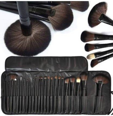 SMIETRZ 24 Pc Professional Makeup Brushes With Pouch Case, Usage: Professional(Pack of 24)