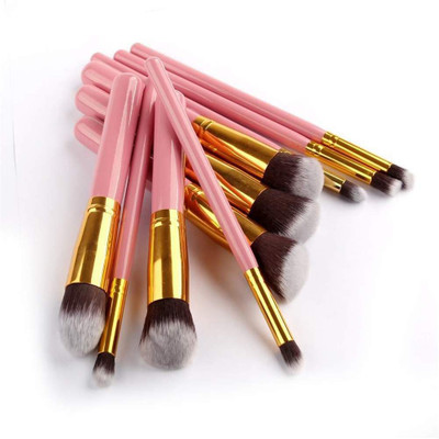 Bella Ciao Premium Synthetic Makeup Brush Set with 6 in 1 Makeup Sponge Puff Pack - Soft (COLOUR MAY VARY))(Pack of 16)