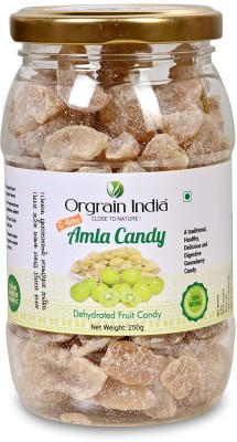 Orgrain India Amla Candy 500g (Pack of 2 * 250g) Dehydrated Fruit Candy(2 x 250 g)