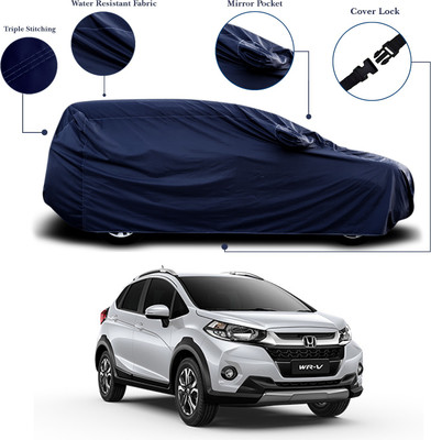 ANTHUB Car Cover For Honda WRV (With Mirror Pockets)(Blue)
